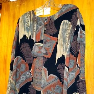 Linda Karen Size 24W Button Top Coordinate